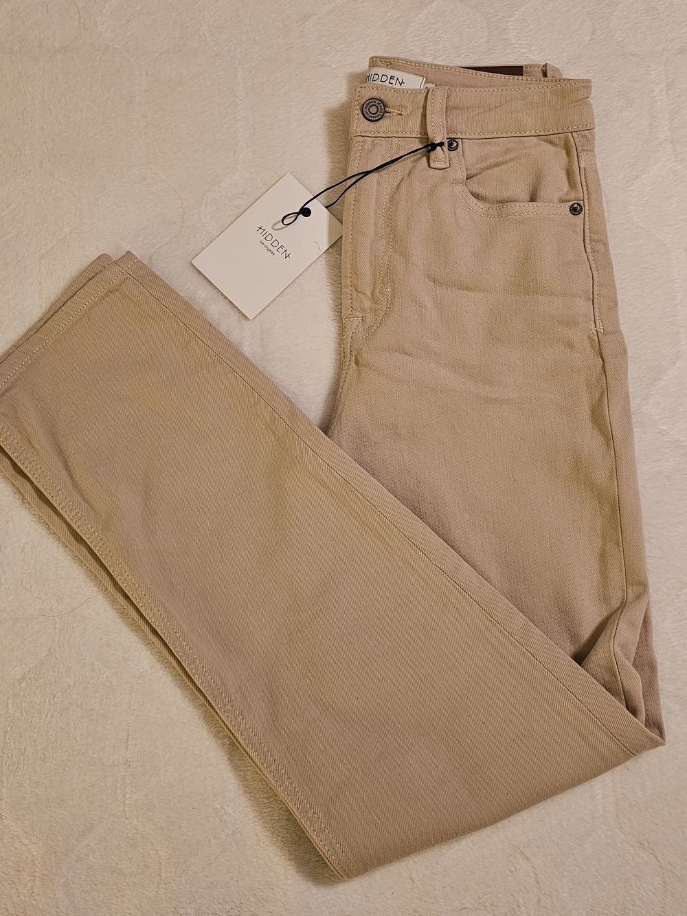 Hidden Harley High-Rise Slim Mom Jeans in Kahki Size 26 NWT - Picture 2 of 7